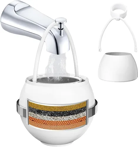 Miniatura 8 de Filtro de baño para bañera, filtro de agua Kinder para bañera, suavizante de agua dura para eliminar el plomo, el cloro y el flúor, mejorar