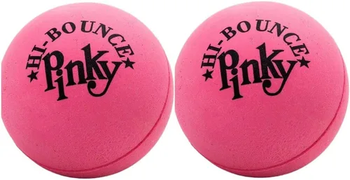Miniatura 10 de Hi-Bounce Pinky Ball (paquete de 6) por JA-RU. Pelotas hinchables de goma para niños y adultos. Pelota de rebote rosa pequeña. Recuerdos de fiesta