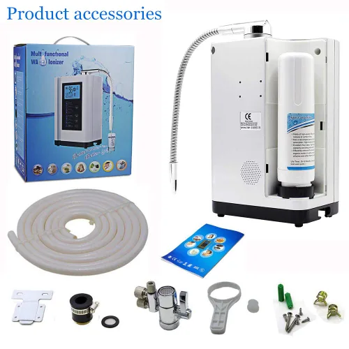 Miniatura 9 de Máquina Ionizadora de Agua Alcalina 729, Filtro Integrado, Produce Agua con pH 4-10.5, 7 Ajustes de Agua, Hasta -570mV ORP, 8000L por Filtro, Plata