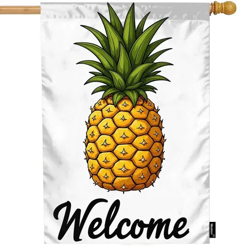 Miniatura 13 de Moslion Bandera de jardín con texto en inglés "Give Thanks For He Is Good", bandera de doble cara, bandera de bienvenida para patio, decoración