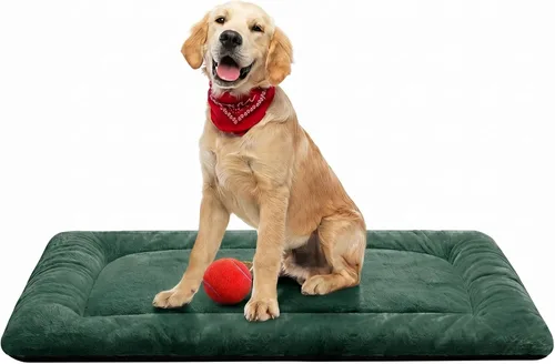 Miniatura 17 de Camas para Perros Almohadilla de Jaula para Perros Grandes Cama de Jaula para Perros Ultra Suave Lavable y Antideslizante Almohadilla de Perrera