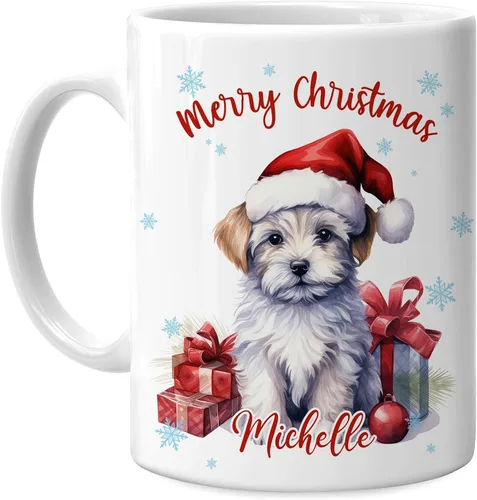 Miniatura 14 de Hyturtle Regalos personalizados para amantes de los osos – Taza de café de cerámica con nombre personalizado de oso con sombrero de Papá Noel