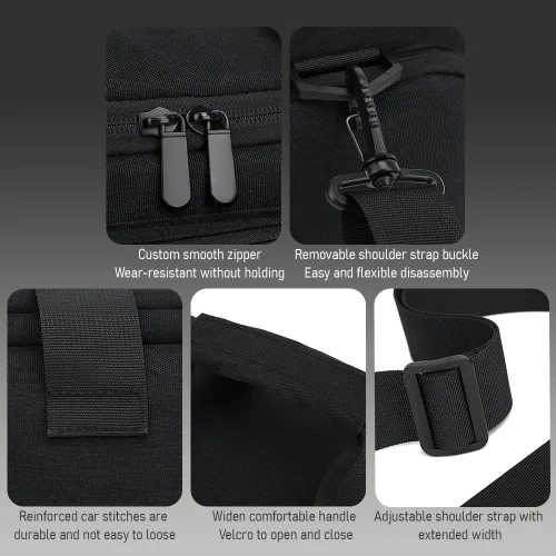 Miniatura 7 de Andoer Funda para cámara, resistente al agua, a prueba de golpes, DSLR/SLR, bolsa individual para cámara sin espejo con divisores extraíbles