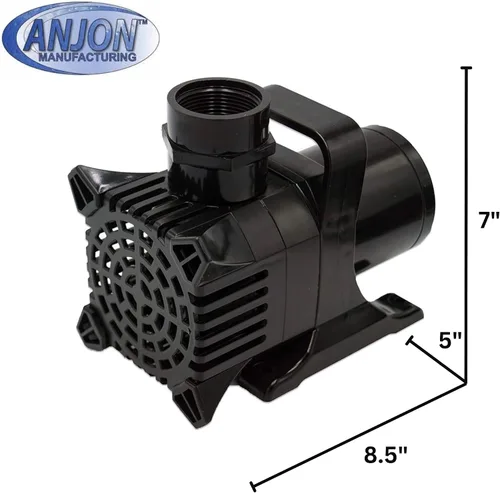 Miniatura 2 de Anjon Monsoon MS-1600 - Bomba sumergible para estanque de 1.600 GPH