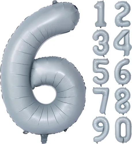 Miniatura 85 de Globos de helio de 40 pulgadas con dígitos dorados para fiesta de cumpleaños., Número 0, 40 pulgadas, número 0 oro 7