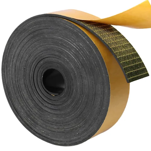 Miniatura 12 de DGSL Tiras de Goma de Neopreno de 1" de Ancho x 1/8" de Grosor x 10' de Largo, Láminas de Goma Sólida, Rollos y Tiras para Uso en Juntas