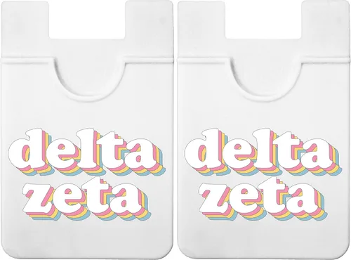 Miniatura 5 de Sorority Shop Delta Zeta Koala Pouch - Tarjetero de diseño retro para funda de teléfono, cartera para teléfono adherente, ultrafina y ligera