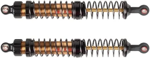 Miniatura 4 de KYX Racing CNC mecanizado aluminio 5.039 in negro suspensión trasera amortiguadores actualizaciones piezas accesorios para 1/10 RC Crawler Car RC