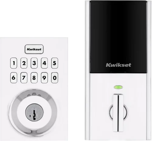 Miniatura 13 de Kwikset HomeConnect 620 Z-Wave con teclado inteligente de largo alcance, cerradura sin llave conveniente, códigos de usuario personalizables, Bronce