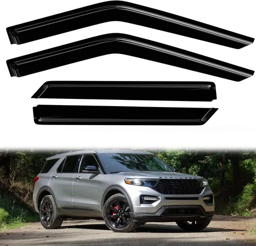 Miniatura 53 de Viseras de ventana protectores de lluvia para Chevy Equinox 2018 2019 2020 2021 2022 2023 2024