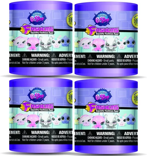 Miniatura 2 de Basic Fun Tech 4 Kids Littlest Pet Shop Mashems Fashems Blind Pack Capsule - Paquete de 4 (4 cápsulas por pedido)