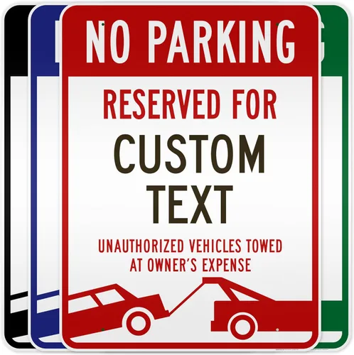 Miniatura 13 de My Sign Center - Letrero personalizado de no estacionamiento, letrero de estacionamiento reservado personalizado para negocios, 10 x 14 pulgadas