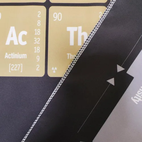 Miniatura 5 de TOMOZ Tapiz de mesa periódica, tapices educativos de química para profesores, estudiantes, tabla periódica de elementos, tapiz para colgar