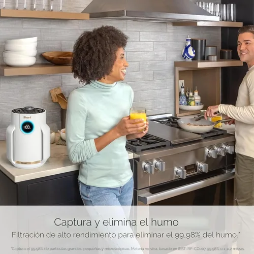 Miniatura 5 de Purificador de Aire Shark para el Hogar, NeverChange Compact Pro, para Dormitorio, Habitación Infantil, Oficina en Casa, Residencia Universitaria