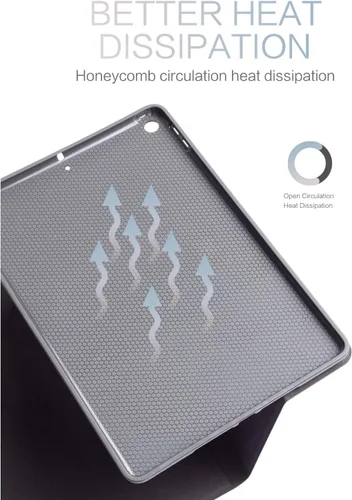 Miniatura 3 de Funda para iPad de 9ª generación, funda para iPad de 8ª generación, funda para iPad 10.2, funda protectora de visualización multiángulo, soporte