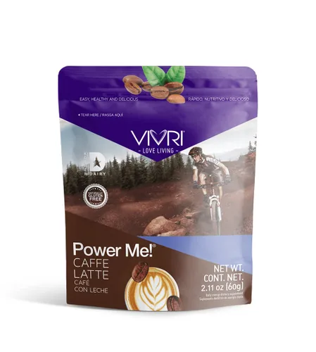 Miniatura 8 de VIVRI Power Me! Sabor a naranja y mango, 30 porciones, té verde, guaraná, yerba mate, complejo B y endulzado naturalmente