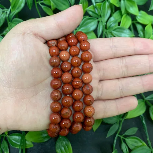 Miniatura 382 de Gem Avenue Handmade Round Bead Stretch Bracelet Unisex Natural Stone Beaded Jewelry for Men & Women, Elastic Wristband for Daily Wear