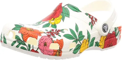 Miniatura 50 de Zuecos Crocs clásicos con diseño de teñido anudado marmoleado para mujer