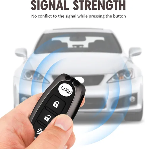 Miniatura 3 de Premium Soft Silicone for Infiniti 3 Buttons Key Fob Cover,Heavy-Duty Keychain with Cover Case Compatible with Nissan Altima Sentra Rogue Armada