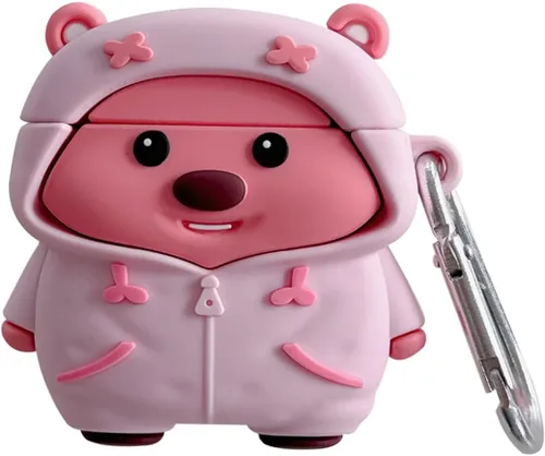 Miniatura 27 de para AirPod 2/1 Funda de Cubierta, Linda Funda de AirPods de Cerdo 3D de Dibujos Animados para 1ª y 2ª Generación, Funda Protectora de Silicona