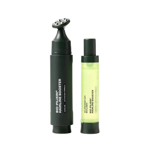 Scandinavian Biolabs Bio-Pilixin® Hair Booster (Unisex) | Fórmula de activación de la línea capilar de exosoma con aplicador masajeador de bola