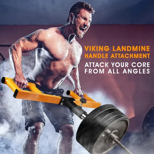 Miniatura 6 de Yes4All Viking Press, Landmine Handle Attachment for 2-Inch Olympic Barbell – 3 Hand Grip Positions - Support Home Gym for Deadlift, Squat Workout