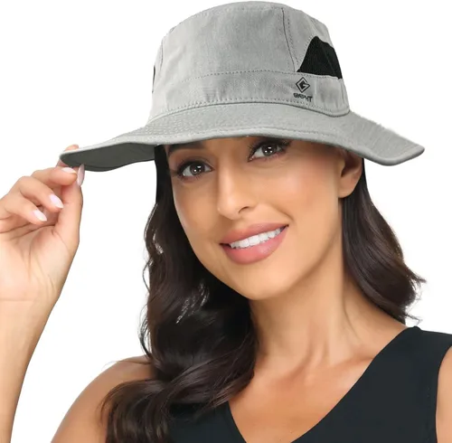 Miniatura 7 de Fishing Hat for Mens Sun Hat Wide Brim Bucket Hat SPF UV Protection XL XXL Large Size Big Head Hiking Beach Safari
