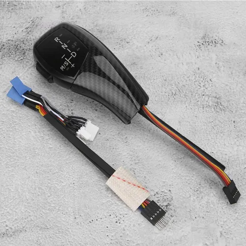 Miniatura 9 de Acouto Pomo de palanca de cambios automático para E46 E60 E61 Refit para coche F30 eléctrico LHD automático LED palanca de cambios Kit