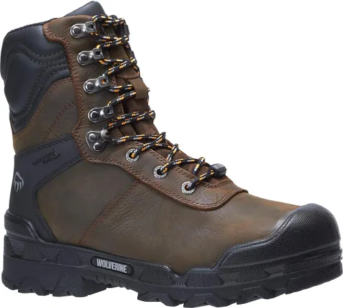 Miniatura 2 de Wolverine Warrior, hombre, marrón, punta comp, EH, Mt, WP, bota de 8 pulgadas, Marrón