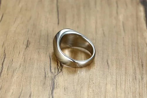 Miniatura 5 de Anillo de equilibrio para hombre Tai Chi Yin Yang de acero inoxidable Taoísmo Zen Spirit Talismán, Acero inoxidable, aleación, latón
