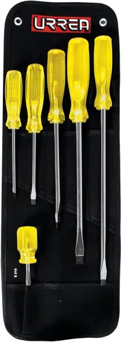 Miniatura 4 de Urrea Juego de destornilladores ámbar 9600G con gabinete plano, 6 piezas