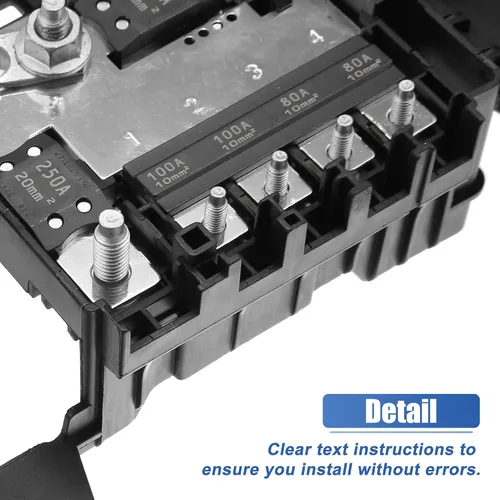 Miniatura 5 de X AUTOHAUX Bloque de fusibles del compartimento del motor para Chevrolet Cruze 2011-2016 para Chevrolet Orlando 2012-2014 Caja de fusibles Terminal