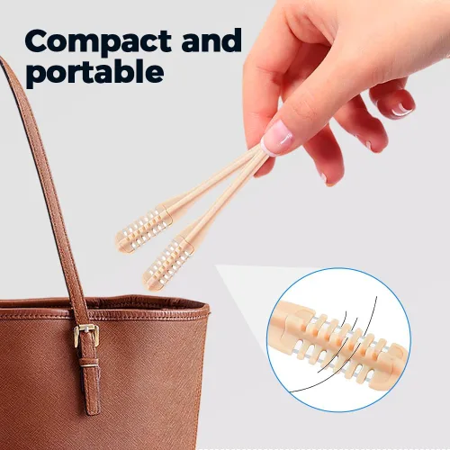 Miniatura 6 de Cortador de pelo nasal 2 en 1, herramienta de eliminación de vello de fosa nasal de doble cabeza, recortador de vello manual portátil para nariz