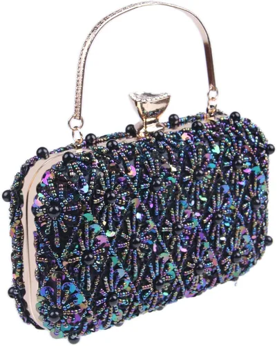 Miniatura 7 de FUKZTE Bolso cruzado de noche con purpurina para mujer