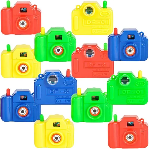 ArtCreativity Mini visores de cámara de plástico Sea Life, juego de 12, accesorios de juego de simulación para niños con imágenes en el visor,