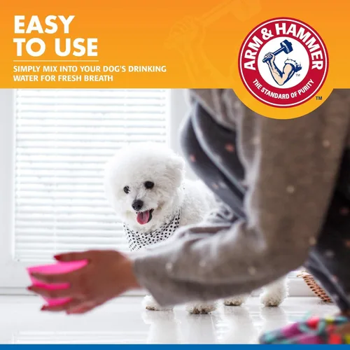 Miniatura 3 de Arm & Hammer para Mascotas Aditivo de Agua Dental para Perros, Control de Sarro Cuidado Dental para Perros Reduce la Placa y la Acumulación