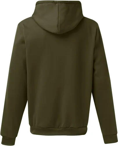Miniatura 5 de Sudaderas casuales con capucha para hombre, con cremallera completa, para gimnasio, deportes, correr, bolsillos con cremallera, cuello alto, manga