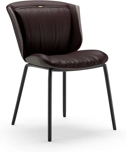 Miniatura 19 de Light Luxury Dining Chair, Simple Modern Leisure Chair with Backrest, Color Matching Design, Enhance the Sense of Space, Suitable for Kitchen