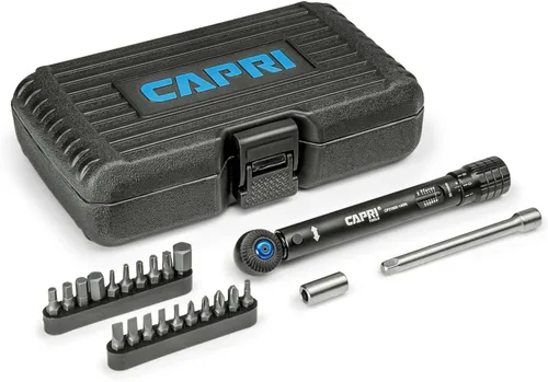 Miniatura 8 de Capri Tools Juego de mini llaves dinamométricas de 1/4 pulgadas, 3-16 Nm