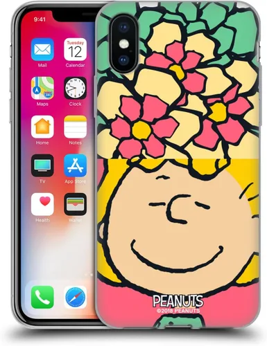 Miniatura 206 de Head Case Designs Funda de gel con licencia oficial de Peanuts Snoopy & Woodstock Halfs and Laughs [protección de grado militar] compatible