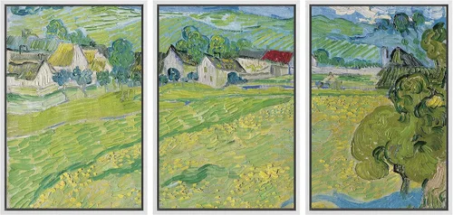 Miniatura 128 de Lienzo decorativo para pared - cuadro con estampado Giclée para decoración del hogar Noche estrellada sobre el Ródano