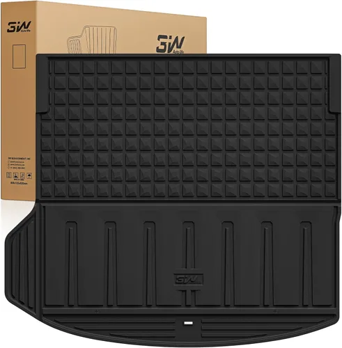 Miniatura 36 de 3W Alfombrillas de piso para Chevy Equinox 2018-2023 2024/Alfombrillas de piso GMC Terrain, TPE para todo clima con ajuste personalizado