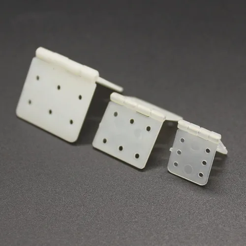 Miniatura 5 de skrnrhrery Bisagras de nailon, 3 tamaños disponibles, adecuadas para modelos de avión a control remoto, piezas de avión de ala fija, modelo de avión