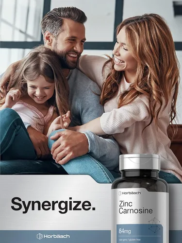 Miniatura 6 de Horbäach Suplemento de zinc y carnosina 84 mg por cápsula 150 unidades Sin OMG y sin gluten