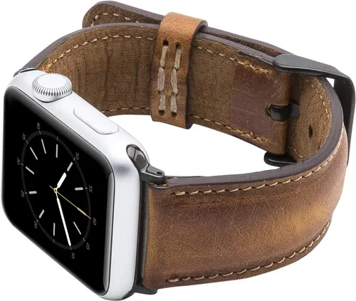 Miniatura 3 de Tuscany - Correa de reloj de cuero prémium para Apple Watch Series 11, 10, 1.654 in, Series 9, 8, 7, 6, 5, 4, 3 y SE 3/2/1 de 1.614 pulgadas, 1.575