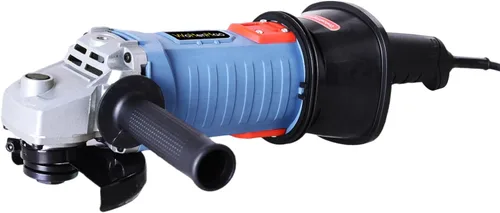 Miniatura 5 de Wohenhao Cepilladora de Concreto de 5 Pulgadas 1500W con Cubierta de Extracción de Polvo y Rueda de Copa de Diamante, Máquina de Eliminación