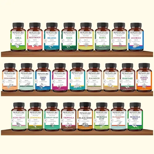 Miniatura 7 de Punarnava Tabletas de mi Nature 90 Tabletas, 1000 mg Suministro de 45 días Tabletas de Hierbas Vegano Boerhaavia diffusa de la India