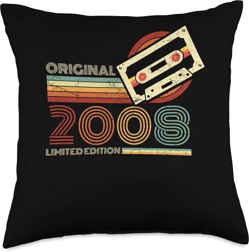 Miniatura 4 de Retro Limited Edition 2008 Cassette Tape 18th Birthday Throw Pillow