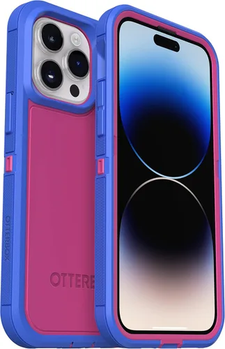Miniatura 8 de OtterBox Funda para iPhone 14 Pro (solamente) Defender Series XT, color lavanda (púrpura/transparente), sin pantalla, resistente, se ajusta a