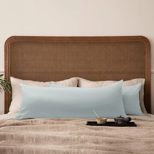 Miniatura 38 de Thmyo - Paquete de 2 fundas de almohada de algodón sólido decorativas cuadradas, fundas de almohada DIY, fundas de almohada en blanco